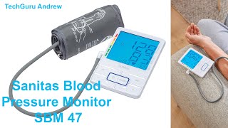 Sanitas Blood Pressure Monitor SBM 47 REVIEW [upl. by Cheslie]