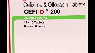 Cefixime dispersible tablets 200mg uses in hindi  CEFI O 200 TABLET Cefixime amp Ofloxacin uses hindi [upl. by Jopa459]