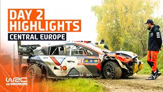 Day 2 Highlights  WRC Central European Rally 2024 [upl. by Dorry226]