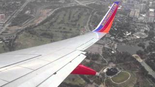 Southwest Airlines Landing in Houston [upl. by Rask]