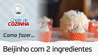 🔥BEIJINHO DE 2 INGREDIENTES RÁPIDO FÁCIL E ECONÔMICO [upl. by Kristien]