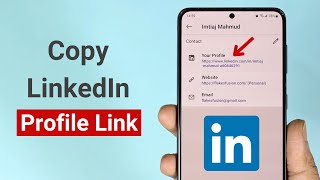 How to Copy Your LinkedIn Profile Link 2023 [upl. by Charlet254]