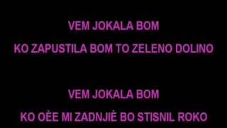 Karaoke  Dolores  Vem Jokala Bom [upl. by Euqinoj642]