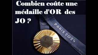 Combien une MEDAILLE dOR Olympique coûte réellement [upl. by Dominick]