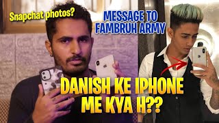 DANISH KA MESSAGE FOR FAMBRUH ARMY  WATCH FULL [upl. by Noizneb]