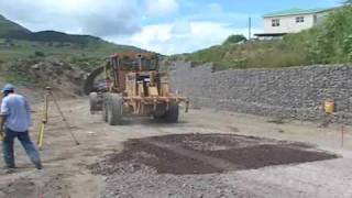 West Basseterre Bypass Road Project Receives Visit by Road Works Minister [upl. by Oirromed]