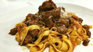 Pappardelle al Ragù di Cinghiale alla Cacciatora [upl. by Esojnauj732]