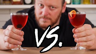 Left Hand vs Boulevardier cocktail recipe [upl. by Dominica777]