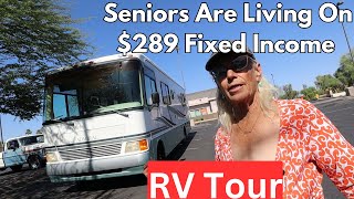 Day In The Life of Senior Living On 289 per Month In Her RV Life [upl. by Heigl391]