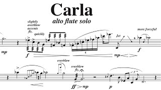 Carla alto flute solo by David Bennett Thomas [upl. by Magnusson]