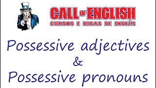 Possessive adjectives and possessive pronouns [upl. by Licha]