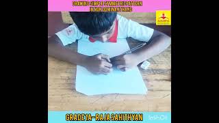 Drawing Pattern Using Non Dominant Hand  Ambidextrity  Achariya Villupuram [upl. by Kate]