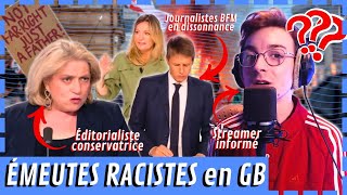 ÉMEUTES RACISTES au RoyaumeUni  BFM en DISSONNANCE [upl. by Gregor]