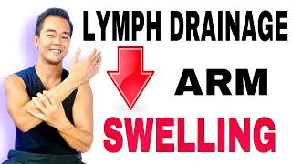 Lymphedema Massage or Drainage for Swollen Arm [upl. by Tterrab298]