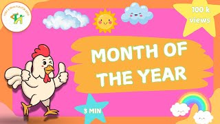 Months of the Year  12 Months of the Year Hiba and Irha fun for kid hibairha8045 Pinkfong [upl. by Madelene]