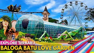 BALOGA BATU LOVE GARDEN Jatim Park 4 Terbaru ‼ Banyak Spot Foto dan Wahana Baru [upl. by Negeam]