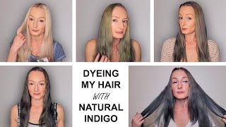 Dyeing My Hair with Natural Indigo [upl. by Salamanca822]