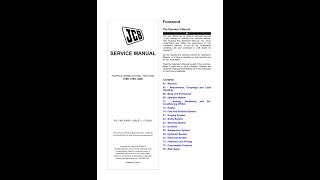 JCB 4160 4190 4220 Fastrac  98133600 Service manual [upl. by Nostets]