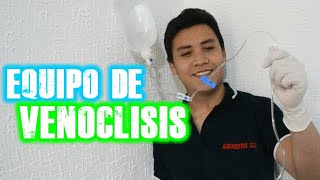 COMO INSTALAR UN EQUIPO DE INFUSIÓN venoclisis [upl. by Veronika]