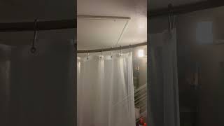 Shower Sounds white noise  Water hitting curtain showersounds shorts [upl. by Lander]