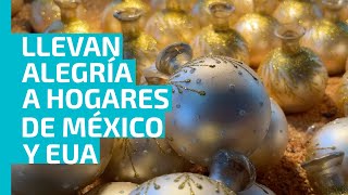 Esferas navideñas de Tlalpujahua llevan alegría a hogares de México y EU [upl. by Gratiana]