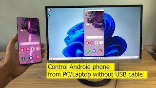 how to control Android phone from PCLaptop [upl. by Annelak]