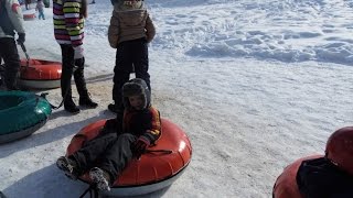 Istebna Zagroń wyciąg na pontony góry zimą snow winter montain snow fun [upl. by Chi]