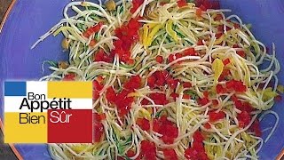 Salade de céleri rave à la mangue et aux piments Recette [upl. by Ahtekal628]