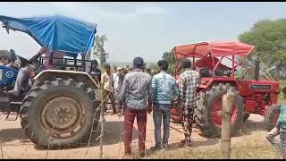 Swaraj 744FE vs Mahindra 575 di xp plus Tractor Tochan videos 2021 [upl. by Anirec]