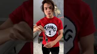 SHIN LIMS DOES CRAZY TRICK  52 Shades of Red by Shin Lim shorts [upl. by Gazzo772]