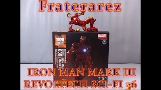 IRON MAN MARK III REVOLTECH SCIFI 36 FRATERAREZ COLEÇÕES 010 [upl. by Yul]