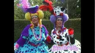 Lav and Lou are the Ugly Sisters in Cinderella at The Harlequin Theatre Redhill [upl. by Yerocaj784]