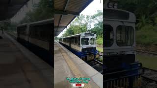 SLRailwayRail Bussරේල් බසයGanewaththa Station railbus srilankanrailway [upl. by Eelyac]