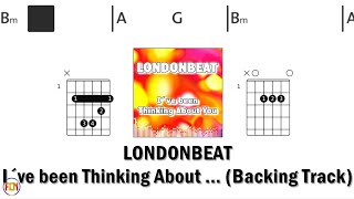 LONDONBEAT I´ve been Thinking About You BACKING TRACK FCN GUITAR CHORDS amp LYRICS [upl. by Akima]