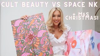 Space NK V Cult Beauty Advent Calendars Marks amp Spencer Christmas Food Test Bestie Date Night Vlog [upl. by Cartwell]