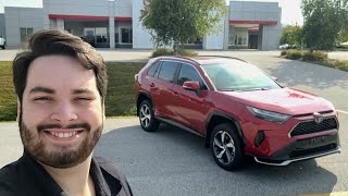 2024 RAV4 Prime SE in Supersonic Red [upl. by Ssegrub]