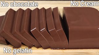 Easy amp Delicious Chocolate Dessert Recipe  How to make chocolate dessert at home [upl. by Carolann788]