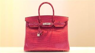 Hermès Birkin Bag Sells for Record 222K At Auction [upl. by Amaso575]