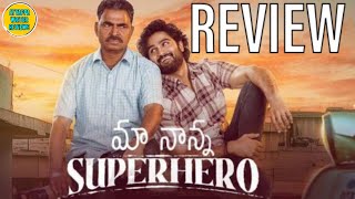 Maa Nanna Superhero Review  Sudheer Babu  Telugu Movies  Ayyappa Writer Reviews [upl. by Gayelord893]