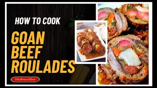 Goan Beef Roulades🥵 Goan Recipe Goan Growth konkanivlog goanstyle food [upl. by Lehman]