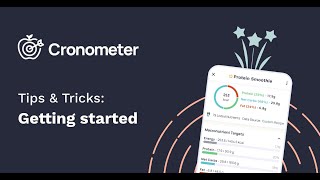 Tips amp Tricks Getting Started On The Cronometer App [upl. by Nylarahs]