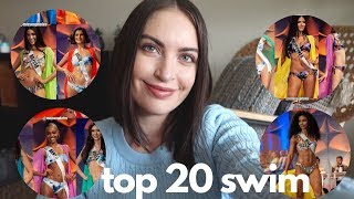 TOP 20 SWIMSUIT  Miss Universe 2019 Preliminary [upl. by Charisse776]