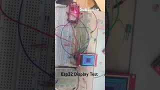 ESP32 Tft18 display test esp8266project esp32 arduinoproject ic esp32project experiment [upl. by Anwat651]