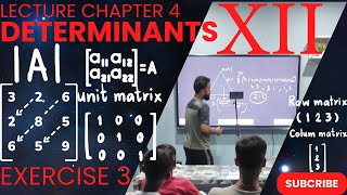 Class 12th Determinants Chapter 4 Exercise 3 Complete Lectureone shot  Differential Classes [upl. by Ocisnarf384]