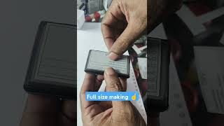 OSV full details Pre ink Stamp preinkstamp stamping machine shortvideo [upl. by Oilerua]