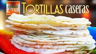 Tortillas caseras de maíz  Cocina Vegan Fácil [upl. by Georglana238]