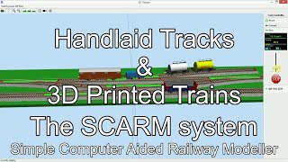 Intro To Using The SCARM Simulator To Build John Allens Timesaver Shunting Layout Model Train [upl. by Archambault226]