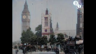 1903  London Street Scenes Colorized [upl. by Ram]