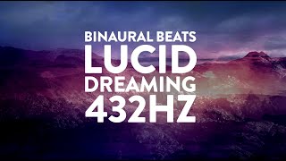 432Hz Ambient Music for Lucid Dreaming  4Hz Theta and 8Hz Alpha Waves Binaural Beats [upl. by Hacker]