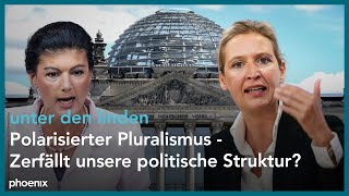 unter den linden quotPolarisierter Pluralismus  Zerfällt unsere politische Strukturquot [upl. by Gowon]